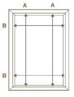 Het Vouwgordijntje – Meten tussen het kozijn Het Vouwgordijntje - Meten tussen het kozijn