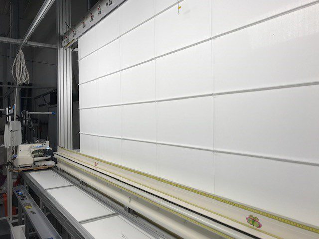 Het Vouwgordijntje - Productie in eigen fabriek