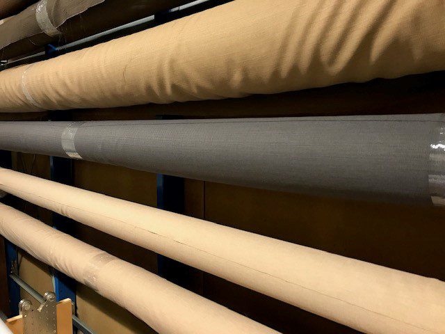 Het Vouwgordijntje - Voorraad voor de productie